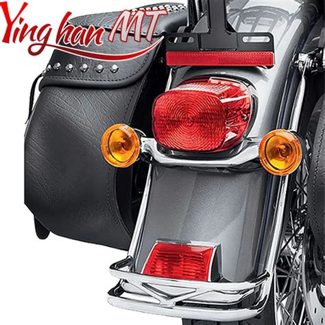 Guardabarros Trasero Cromado Para Harley Heritage Softail Classic