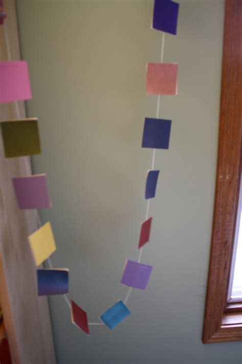 Paint Chip Garland · A Garland · Decorating On Cut Out Keep