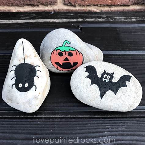 Easy Halloween Rock Painting Ideas: Halloween Story Stones - I Love Painted Rocks