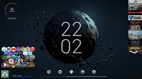 My Rainmeter Desktop Setup Layout Tutorial How To