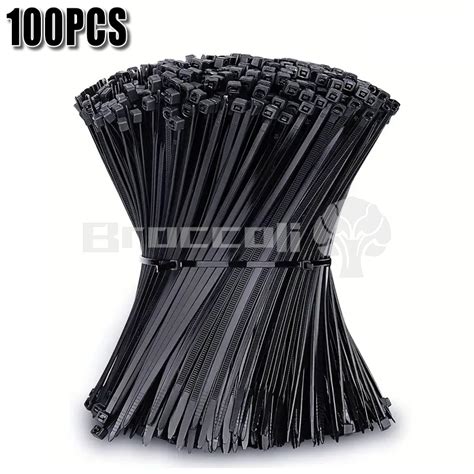 Pcs Multipurpose Nylon Cable Tie Self Locking Black Nylon Tie Wraps