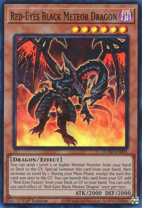 Drago Meteora Nero Occhi Rossi Duelist Nexus Yu Gi Oh CardTrader