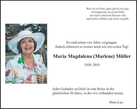 Traueranzeigen von Maria Müller Aachen gedenkt