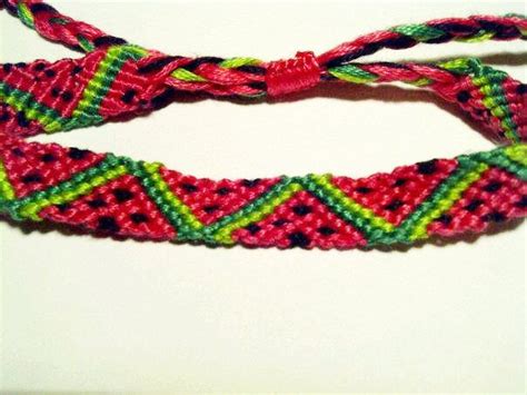 Handmade Watermelon Slices Friendship Bracelet