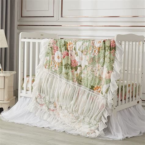 The Peanutshell Brianna Crib Bedding Set For Baby Girls 3