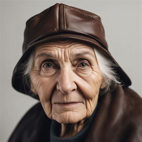 Premium Ai Image A Years Old Romanian Old Woman S Portrait