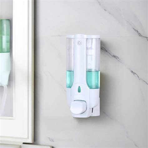 Dispenser Porta Jab N L Quido Alcohol En Gel Shampoo De Pared Precio