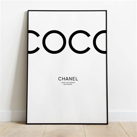 Coco Chanel Poster Idée chambre Brico déco Deco