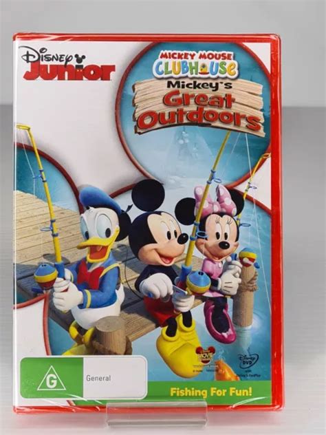 Mickey Mouse Clubhouse Mickey S Great Outdoors Disney Dvd Fishing