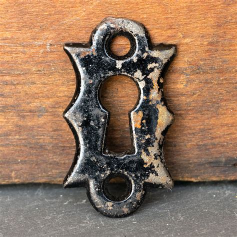 Antique Skeleton Keyhole Cover Plate