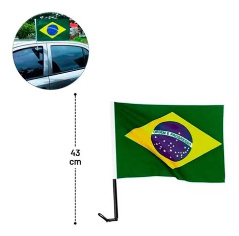 Bandeira Do Brasil Para Carro Haste Vidro Pequena MercadoLivre