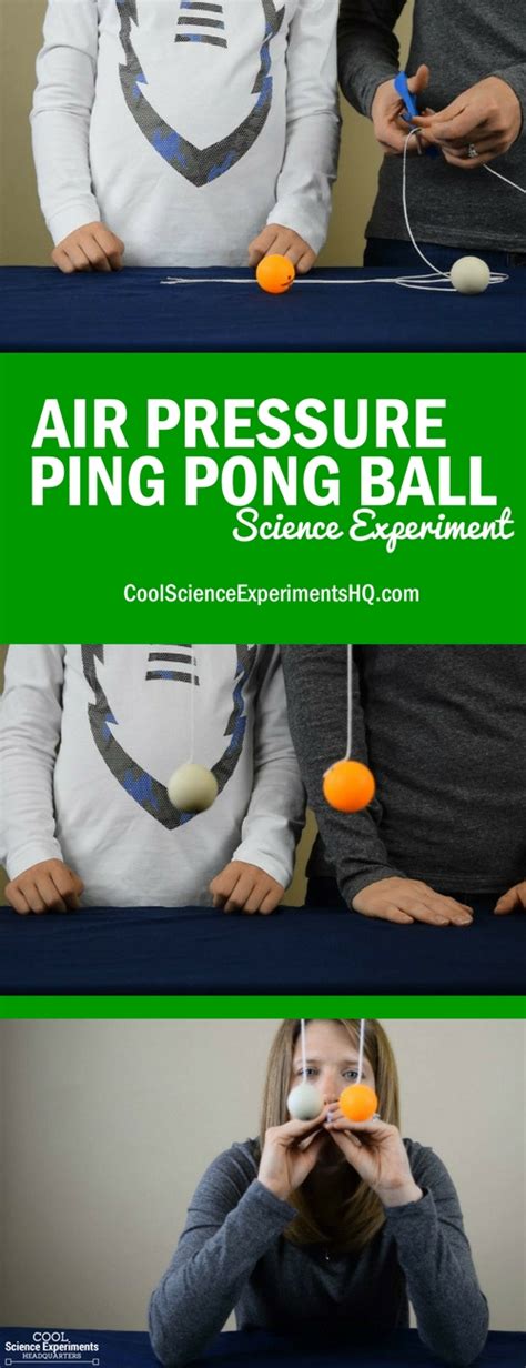 Air Pressure Impact On Ping Pong Balls Science Experiment