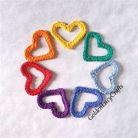 Open Heart Free Crochet Pattern Goldenlucycrafts