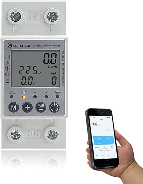 Ketotek Smart Compteur D Nergie Monophas Num Rique Compteur