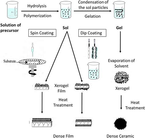 Different Solgel Process Steps To Control The Final Morphology Of The