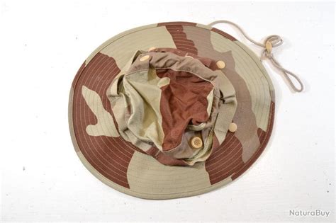 Chapeau taille 54 de brousse desert camo camouflage sable Armée