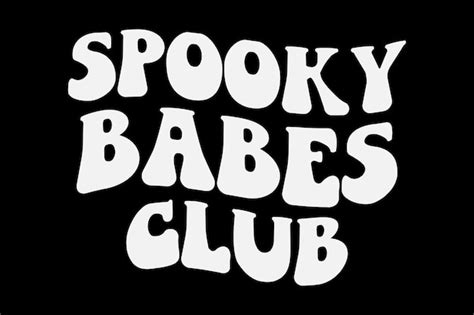 Premium Vector Spooky Babes Club Retro Groovy Funny Halloween Tshirt