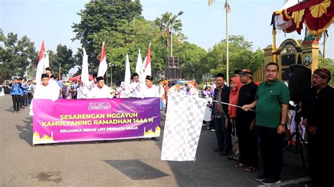 Sambut Ramadhan Ratusan Pelajar LPIT Permata Mulia Gelar Pawai