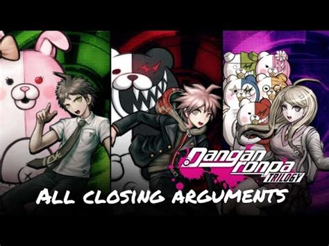 Danganronpa Series All Closing Arguments YouTube