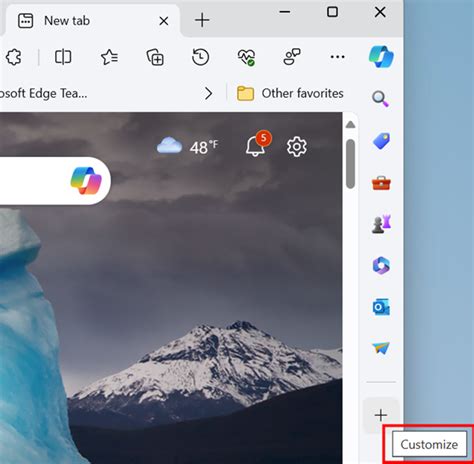 Gérer la barre latérale dans Microsoft Edge Microsoft Learn