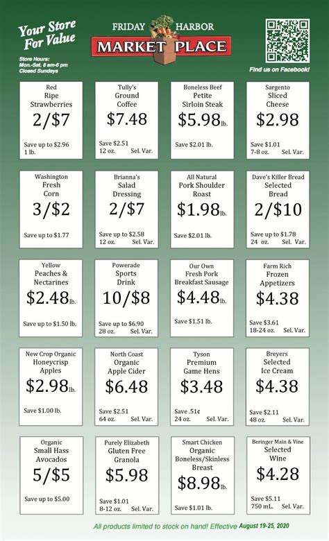 FRIDAY HARBOR MARKET PLACE - Friday Harbor WA - Hours, Directions