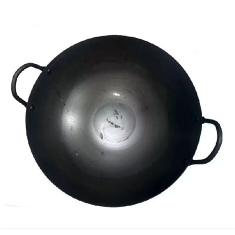 Jual Wok Wajan Kuali Baja Carbon Steel Cm Tebal Shopee Indonesia