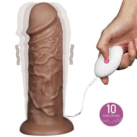 10 5 Realistic Chubby Vibrating Dildo Enhanced Sexual Pleasure