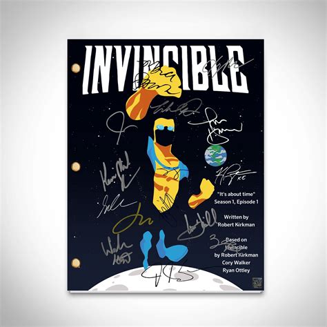 Invincible Transcript Limited Signature Edition RARE T