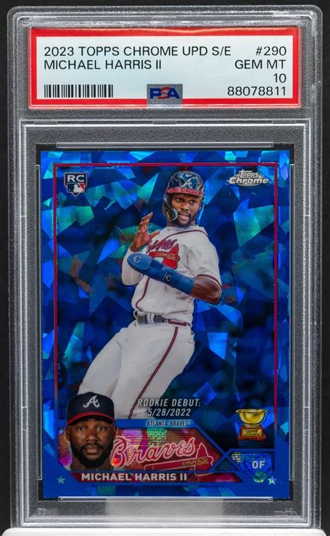 Michael Harris Ii Topps Chrome Update Sapphire Edition Uscs