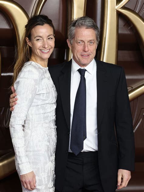 Wonka Star Hugh Grants Sweetest Moments With His Wife Anna Eberstein