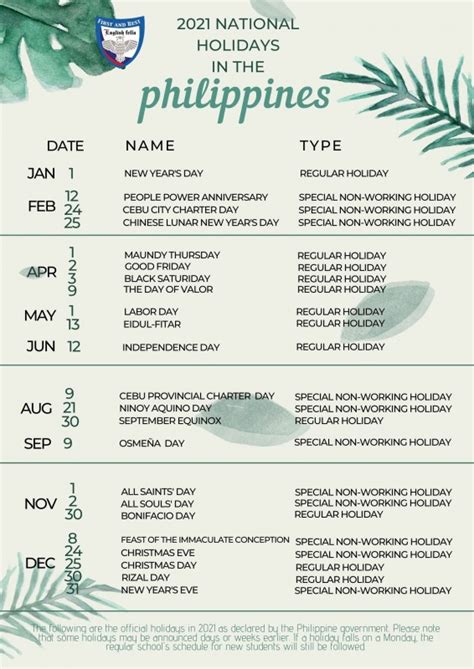 2021 Calendar With Holidays Philippines Hd This Calendar Will Be