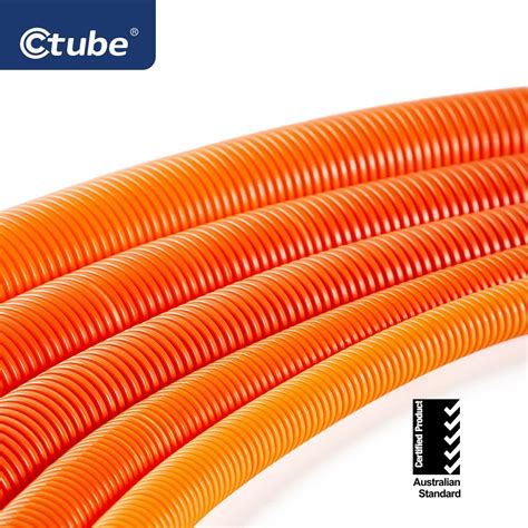 40mm Hd Electrical Flexible Conduit Suppliers Asnzs 2053 Corrugated Pvc Conduit Manufacturer