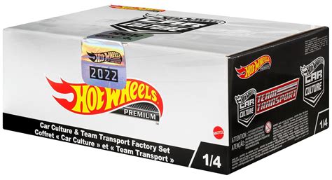 Hot Wheels Car Culture Team Transport Factory Collector Set 18 Toy