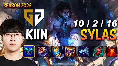 GEN Kiin SYLAS Vs TALIYAH Mid Patch 13 23 KR Ranked YouTube