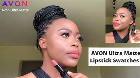 Avon Ultra Matte Lipstick Swatches And Thoughts Youtube