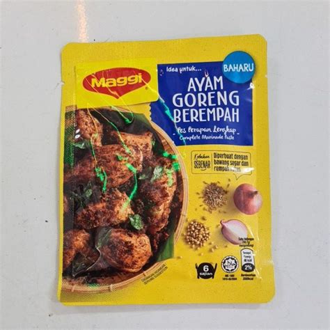 Maggi Ayam Goreng Berempah Fried Chicken Marinate 100g Shopee Singapore