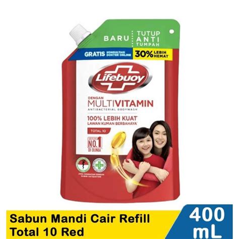 Jual Lifebuoy In Anti Bacterial Sabun Mandi Cair Bodywash Tutup