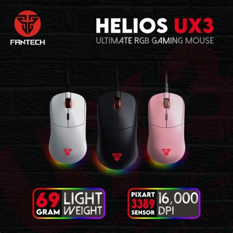"Buy Fantech UX3 HELIOS Gaming Mouse - BLACK At Best Price In Nepal ...