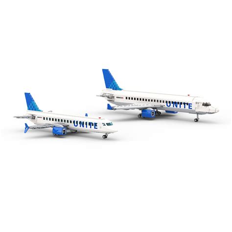 Large Unite Airlines Passenger Airplane Instructions Afol Tv