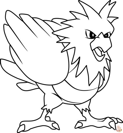 Dibujos De Spearow Para Imprimir Y Colorear Pokemon