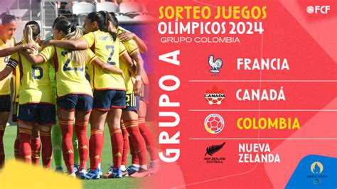 La Selección Colombia Femenina ya conoce a sus rivales para los Juegos