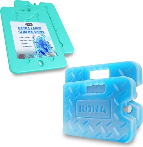 Amazon Kona Set Of Xl Slim Large Ice Packs Xl Slim