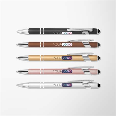 Custom Full Colour Gold Alpha Stylus Pen Pens CA