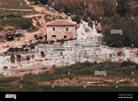 Spa Natural Con Cascadas Y Aguas Termales En Los Ba Os Termales De