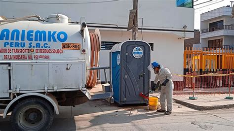 Saniemko Baños portatiles Sanitarios portatiles Succión de aguas