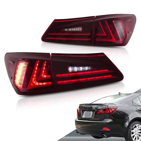 Buy Vland Led Tail Lights Compatible With Base Sedan Lexus Is Is