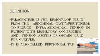 Paracentesis | PPT