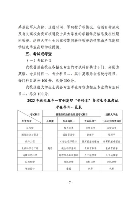 南京晓庄学院2023年五年一贯制高职“专转本”招生简章 —江苏站—中国教育在线