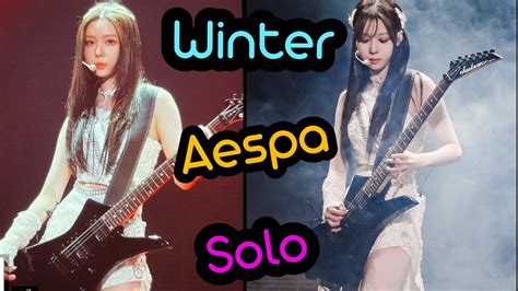 Winter De Aespa Guitarra Solo Youtube