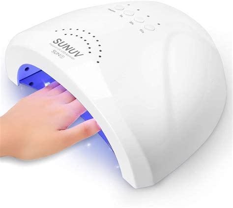 Uv Gel Nail Lamp W Uv Nail Dryer Led Light For Gel Polish Timers